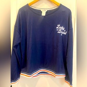 Lucky brand sweater light super cute